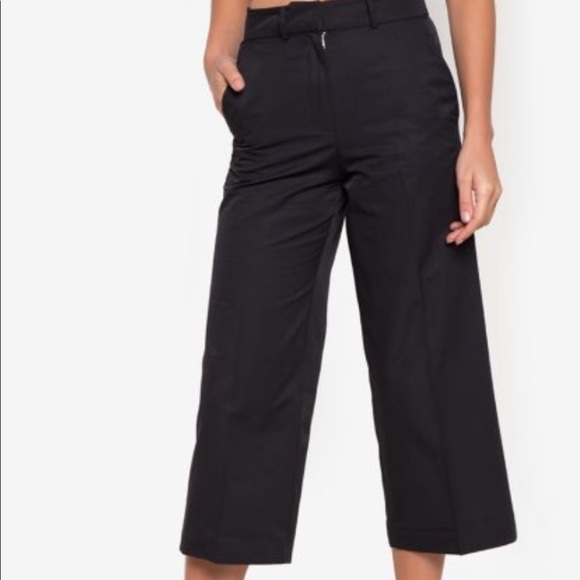 Wide Leg Grey Trousers - Picture 5 of 5